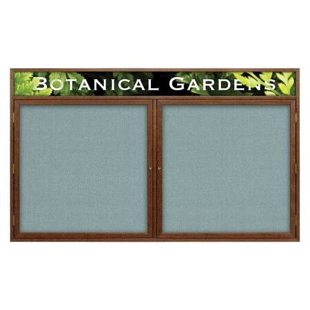 United Visual Products Single Door Indoor Enclosed Easy Tack Bo UV330EZ-MARBLE-BLACK